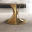 Light luxury modern simple round rock table-102437868