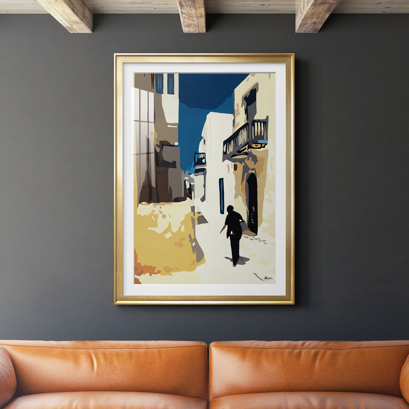 Impression encadrée de qualité supérieure - prête à être accrochée, Cadre doré, H 36,5 po x l 26,5 po