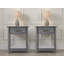 Ensemble de 2 tables de chevet Toluca Grey-1557990045