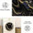 Abstract Patterned Black And Gold Area Rug, Soft And Lightweight, Suitable For All Seasons, Easy To Maintain And Easy To Clean, Machine Washable Carpet Floor Mat, Suitable For Living Room, Bedroom, Dining Room, Hallway, Balcony, Room Decor, Home Decor, O-830109813