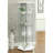 Zahavah 4-shelf Hexagonal Clear Glass Curio Cabinet-1383073532