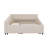 Upholstered Platform Bed with USB and Twin Size Trundle-94375232