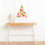 Abstract Geometric Christmas Tree Abstract Colorful Contemporary Christmas Tree Winter Landscape Wall Art Print-1397419374