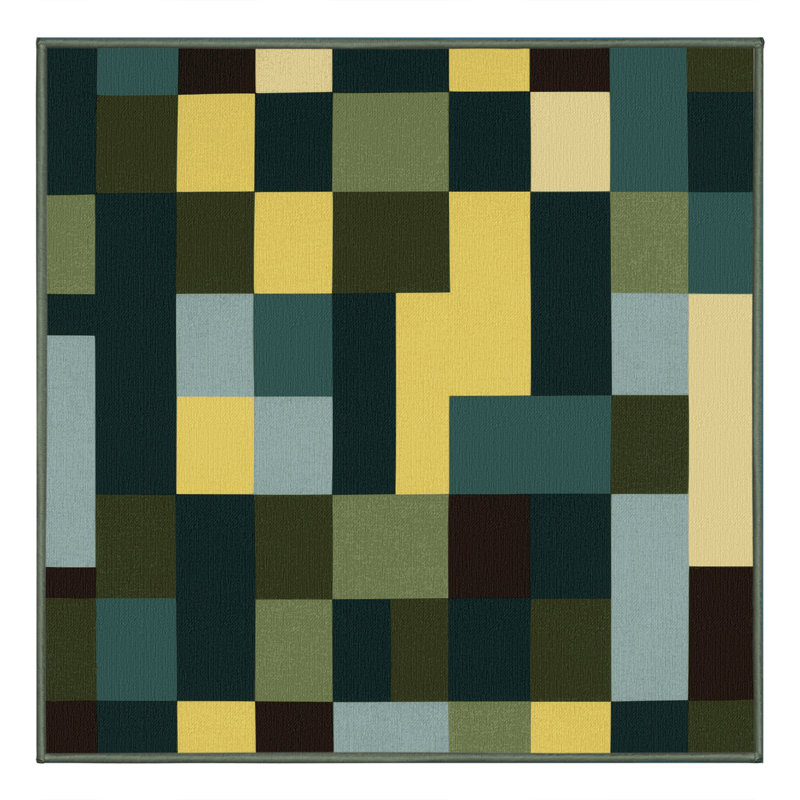 Terrain Textures Rug, Square 4'
