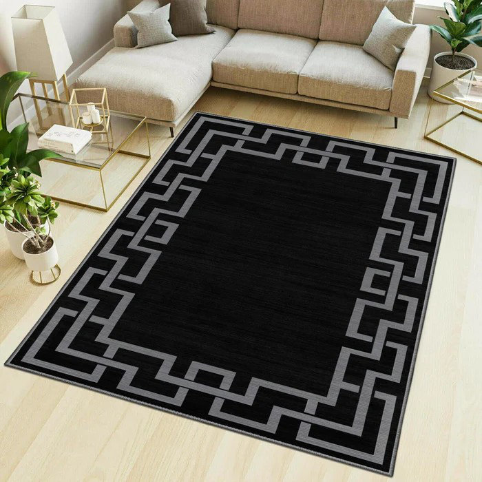 Demiah Abstract Machine Printed Area Rug, Rectangle 200 x 290 cm