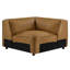 Auren Upholstered Vegan Leather Modular Corner Chair-107225232