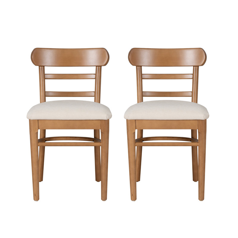 Regiene 19'' H Solid Beech Wood Side Chair (Set of 2)
