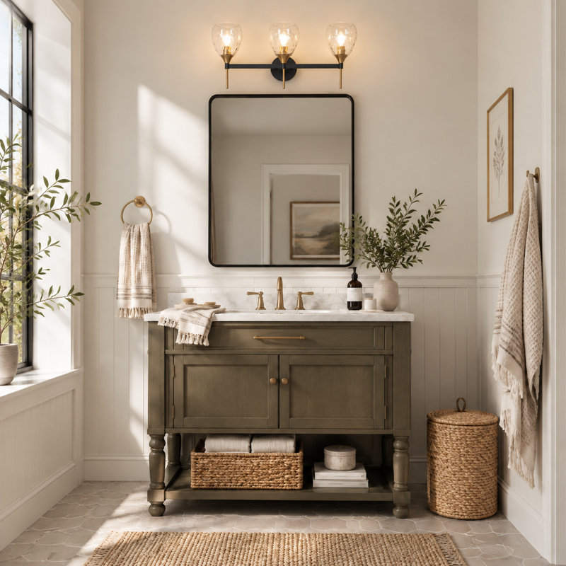 3-Light Modern Vanity Light