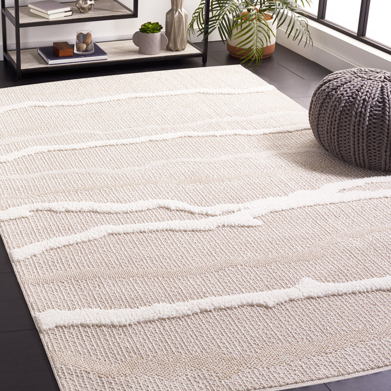 Tapis beige / ivoire Trends 112, Rectangle 8 pi x 10 pi