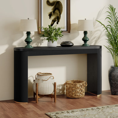 Rowan Modern MDF Counter Height Dining Table with Double Pedestal Base
