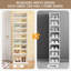 18 Pair Stackable Shoe Storage Cabinet