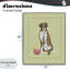 Boxer Beach Day, giclée encadrée, design par Sadie Harper-1828908717-1828908712