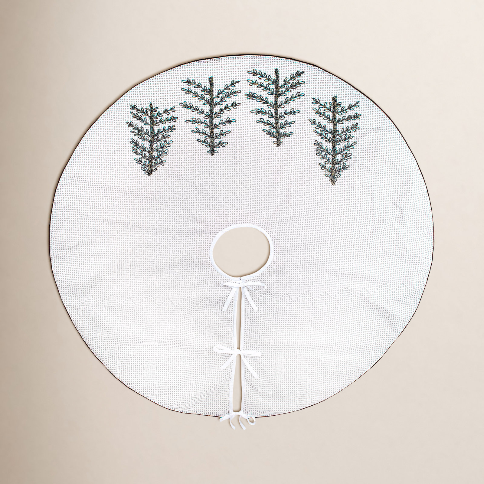 Embroidered Tree Skirt