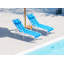 Chaise longue de patio avec appui-tête et dossier inclinable réglable-653302189