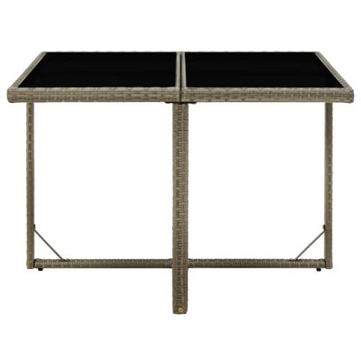 Elyah Rectangular Outdoor Dining Table , 109cm cm W 107cm cm D