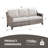 73" 3 - Person Patio Sofa With Thick Cushions-11172802