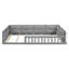 Lit plateforme tapissier en bois avec garde-corps et coussin-1578137957