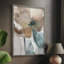 Watercolor Poppy I, reproduction encadrée - bois massif-1339905945