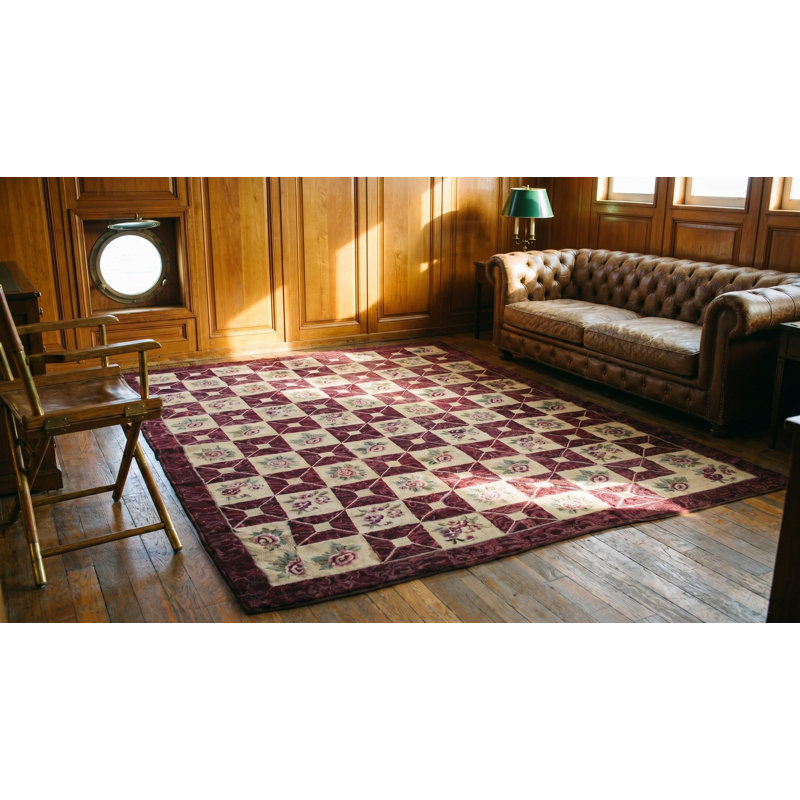 Tapis blanc crème et ivoire en laine des années 1920