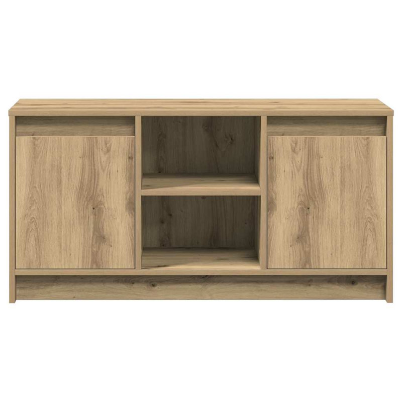 TV Cabinet 100 X 34 X 50 Cm Engineered Wood, Natural