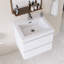 Meuble-lavabo mural simple avec plateau en résine intégré blanc-2042215608-2042215557
