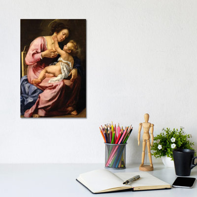 Madonna And Child by Artemisia Gentileschi - Wrapped Canvas Painting
