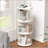 Versatile Rotating Bookshelf for All Ages, Space-Saving and Stylish