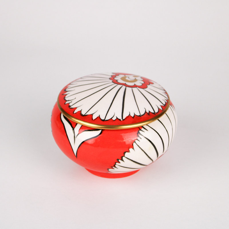 Ottoman Cloth Handmade Ceramic Decorative Box