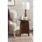 Kanna Wavy Round Mango Wood Side Table-1888188797