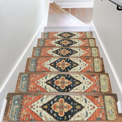 Tapis d'escalier antidérapants pour marches en bois