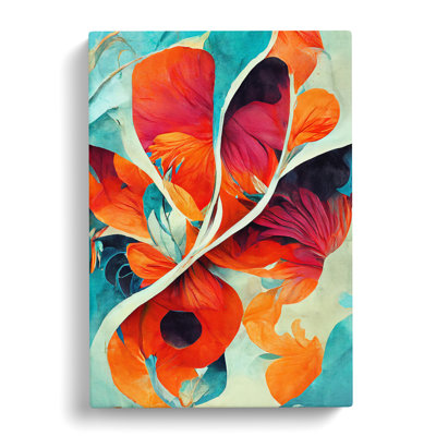 Amazing Abstract Flowers No.1 - Wall Art