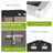 Galvanized Steel Horizontal Storage Shed-93574009-93574007