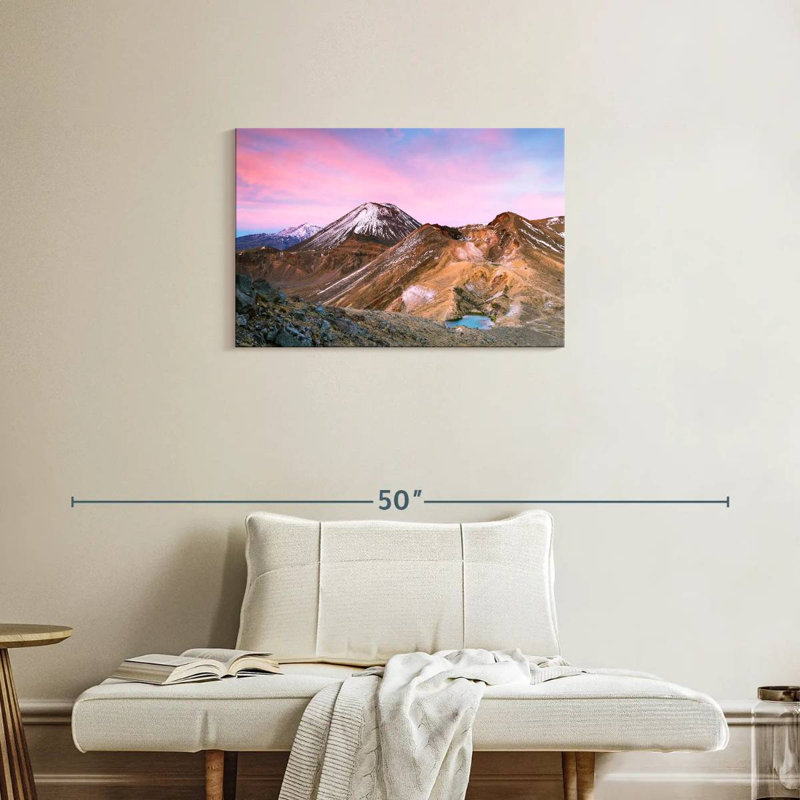Senne Tongariro Mountainscape, 20" H x 30" W