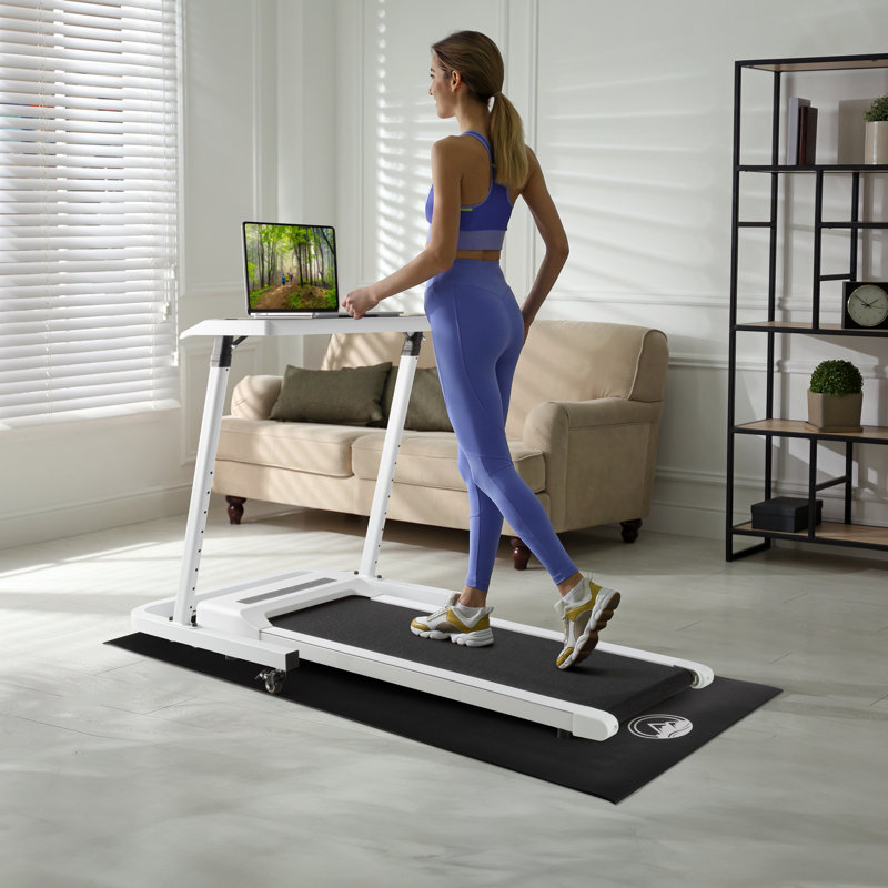 Tapis de tapis roulant Wakeman - Tapis pour équipement de gymnastique à domicile - Tapis d'exercice pour vélo, tapis de marche ou elliptique sur bois franc ou tapis - Tapis d'entraînement