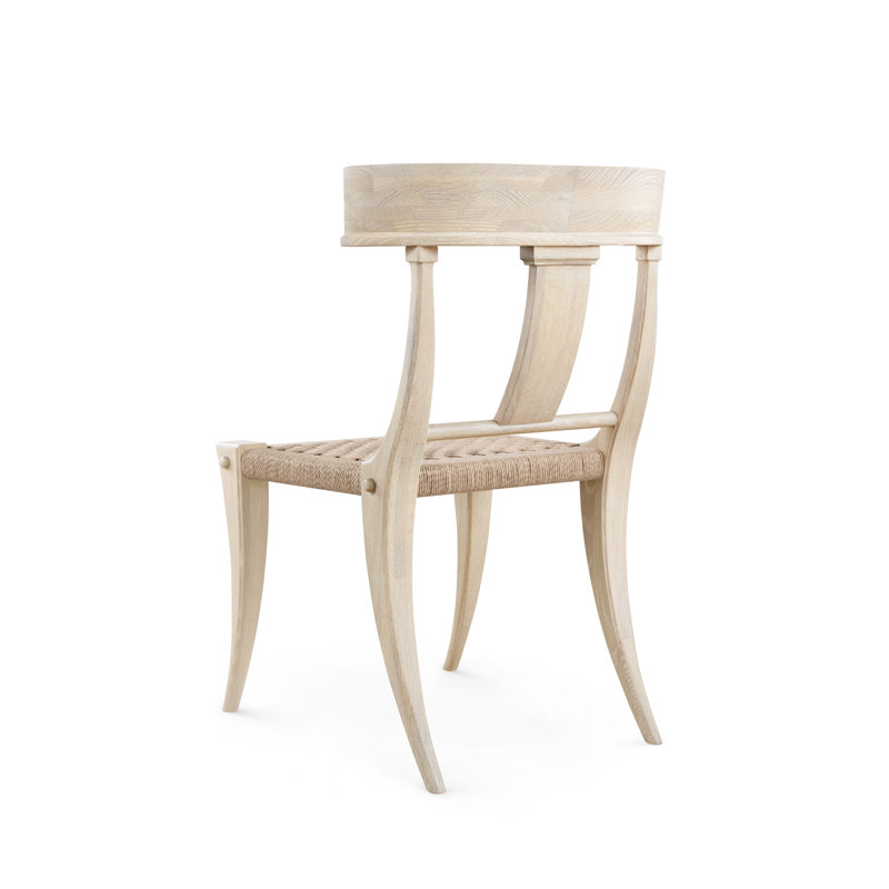 Milos Solid Wood Dining Chair, Sand