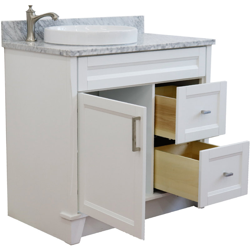 Ensemble de meuble-lavabo simple 37 po Matson, Blanc