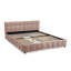 Lit rembourré, base de lit rembourrée confortable, tissu chenille-1133919231