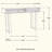 Harmony Natural And Silver 2-Drawer Console Table