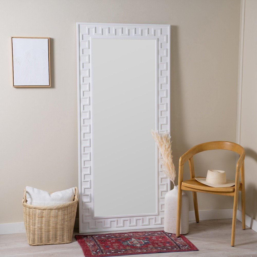 32" Full-Length Mirror, White