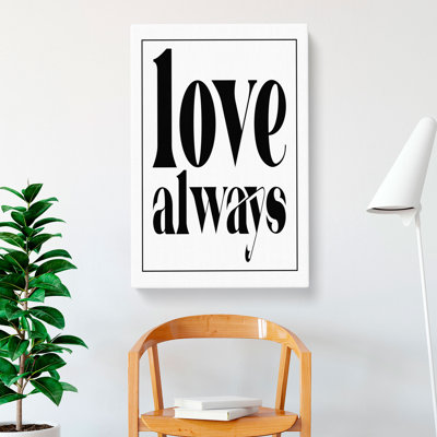 Love Always - Wrapped Canvas