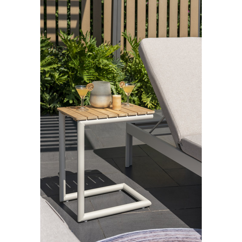 Lifestylegarden Bora 100% Maintenance Free Aluminum 3Pc Outdoor Patio Sand Lounge Set