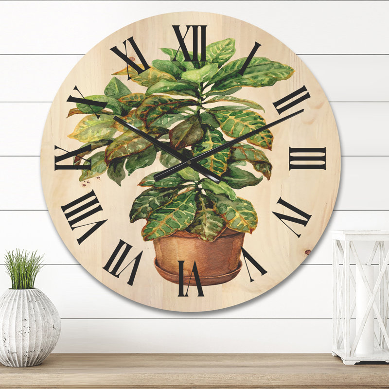 Horloge murale Croton, Moyen