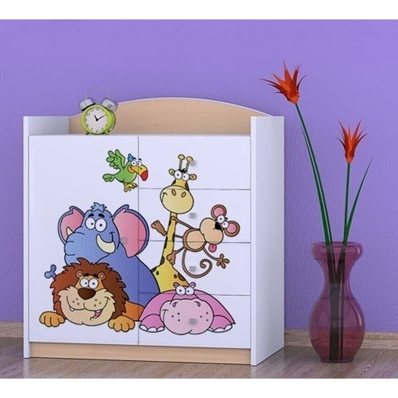 Niemeyer Kids 4 - Drawer Combo Dresser, Beige