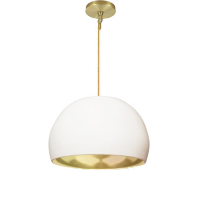 Luminaire suspendu en dome à 1 lumière