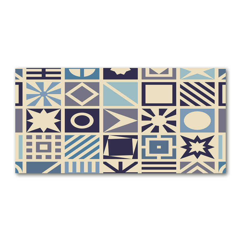 Geometric Background - No Frame Print on Canvas