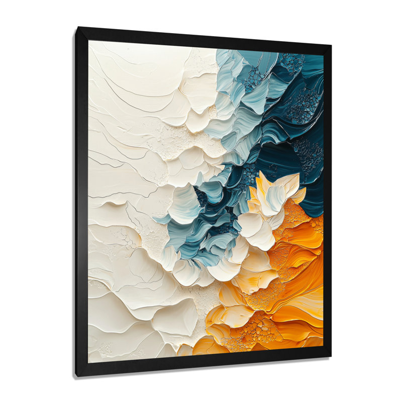 Oradee - reproductions d'art murales abstraites, Noir, noir, noir, noir, H 20 po x l 12 po