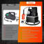 Groupe hydraulique électrique à simple effet, électrovanne 110 V/120 V, pression 10 000 PSI, 2 étages