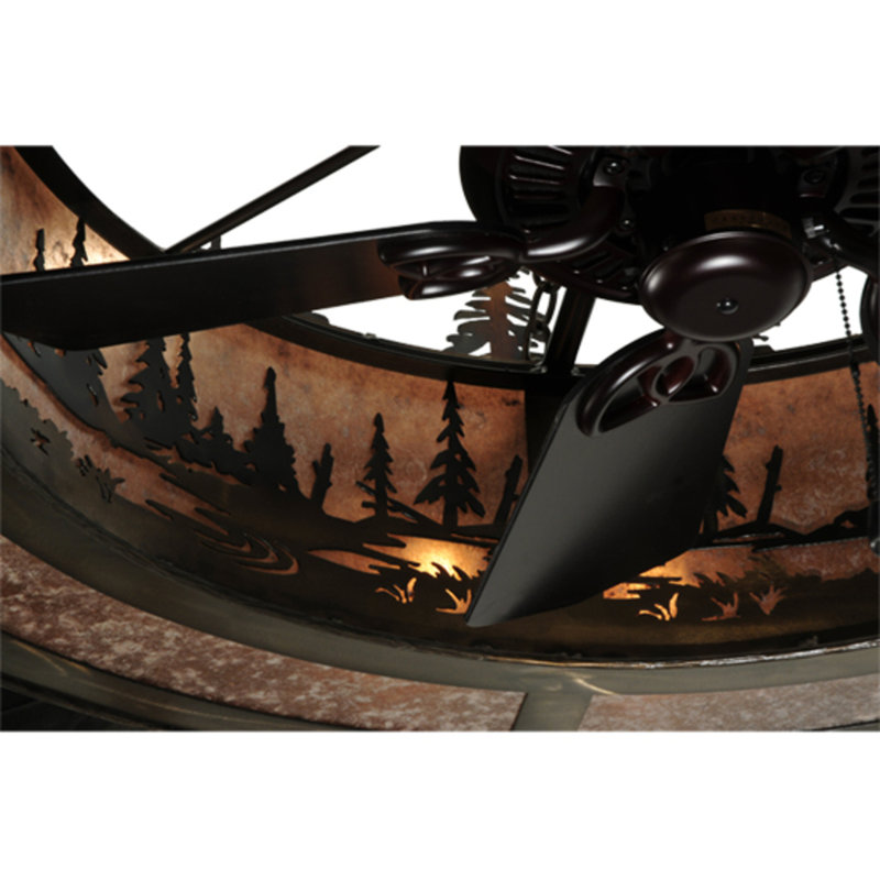 Tall Pines Downrod Ceiling Fan