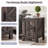 24'' Tall Farmhouse Nightstand With Charging Station, Wood Nightstand With Adjustable Shelf, Built-in Outlets-844743010
