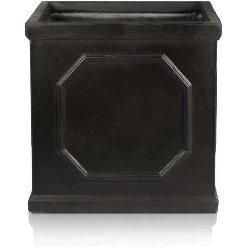 Handmade Planter Box, 30cm H x 30cm W x 30cm D, Dark Grey